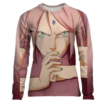 Женский 3D лонгслив Sakura power