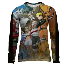 Женский 3D лонгслив Naruto`s comand 6