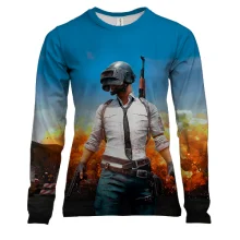 Жіночий 3D лонгслів PlayerUnknowns Battlegrounds PUBG