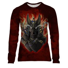 Женский 3D лонгслив Anubis
