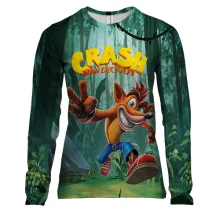Жіночий 3D лонгслів Crash Bandicoot