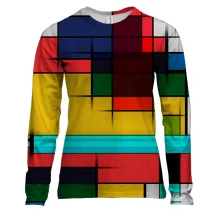Жіночий 3D лонгслів Abstraction. 3