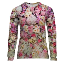 Женский 3D лонгслив Small flowers pattern 2