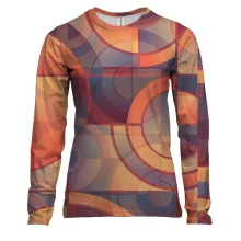 Жіночий 3D лонгслів Geometric pattern