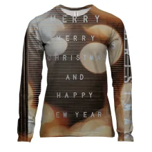 Женский 3D лонгслив New Year
