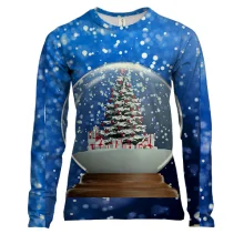Женский 3D лонгслив Ball with tree