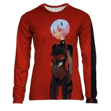 Женский 3D лонгслив Red and black anime girls
