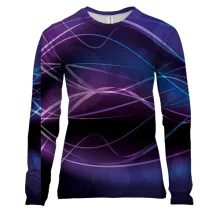 Жіночий 3D лонгслів Multicolor abstraction.