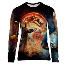 Жіночий 3D лонгслів MORTAL KOMBAT.