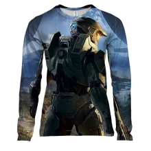 Женский 3D лонгслив Halo Infinite.