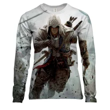 Жіночий 3D лонгслів Assassin