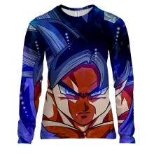 Женский 3D лонгслив Goku anime