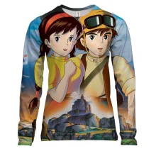 Женский 3D лонгслив Anime boy and girl