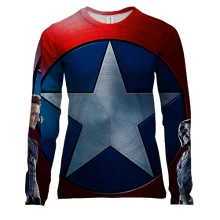 Женский 3D лонгслив Avengers in a row