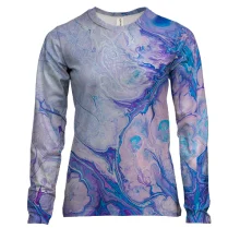 Жіночий 3D лонгслів Multicolor abstraction 13