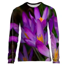 Жіночий 3D лонгслів Feolite flowers