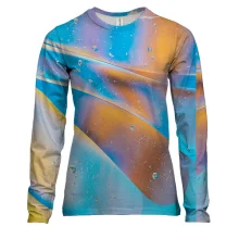 Жіночий 3D лонгслів Multicolor abstraction 10