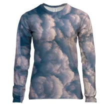 Жіночий 3D лонгслів Cloud pattern