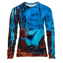 Жіночий 3D лонгслів Multicolor abstraction 5