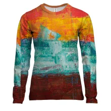 Жіночий 3D лонгслів Multicolor abstraction 6