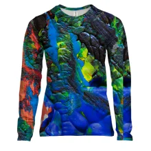 Жіночий 3D лонгслів Multicolor abstraction 2