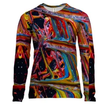Жіночий 3D лонгслів Multicolor abstraction 3