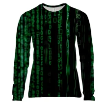 Жіночий 3D лонгслів Matrix pattern