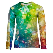Женский 3D лонгслив Rainbow pattern 2