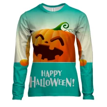 Женский 3D лонгслив Happy Halloween 5