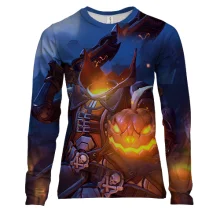 Женский 3D лонгслив The headless horseman art 2