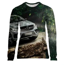 Женский 3D лонгслив Mercedes Benz GLE ART