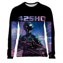 Женский 3D лонгслив 42SHO робот с оружием