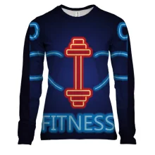 Жіночий 3D лонгслів Fitness.