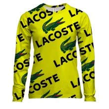 Жіночий 3D лонгслів Lacoste pattern