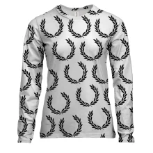 Женский 3D лонгслив Fred Perry pattern