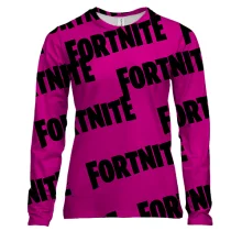 Женский 3D лонгслив Fortnite pattern