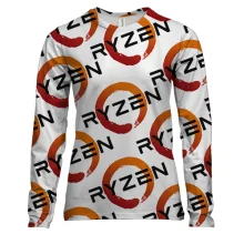 Женский 3D лонгслив Ryzen pattern