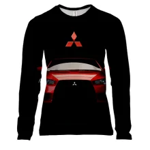 Женский 3D лонгслив Mitsubishi Lancer (2)