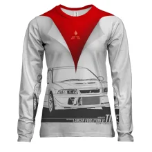 Женский 3D лонгслив Mitsubishi (рисунок)
