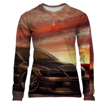 Женский 3D лонгслив Mitsubishi EVO Art