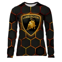 Жіночий 3D лонгслів Lamborghini