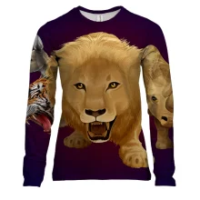 Жіночий 3D лонгслів Wild Animals