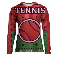 Женский 3D лонгслив Tennis Let