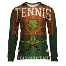 Женский 3D лонгслив Tennis Tournament