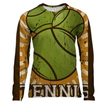 Женский 3D лонгслив Tennis Balls