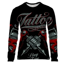 Жіночий 3D лонгслів Tattoo machines