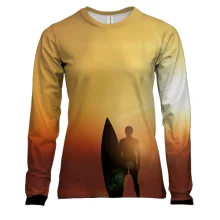 Жіночий 3D лонгслів Surfer with Board