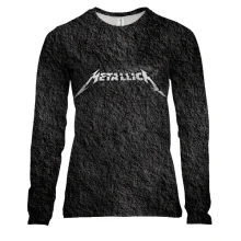 Женский 3D лонгслив Metallica (лава)