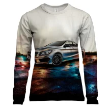 Женский 3D лонгслив Mercedes CLA