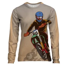 Женский 3D лонгслив Sport Motocross art